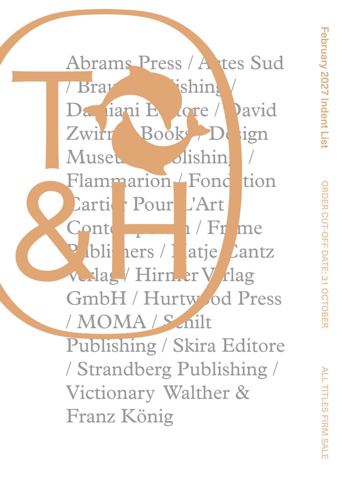 February 2027 Indent List