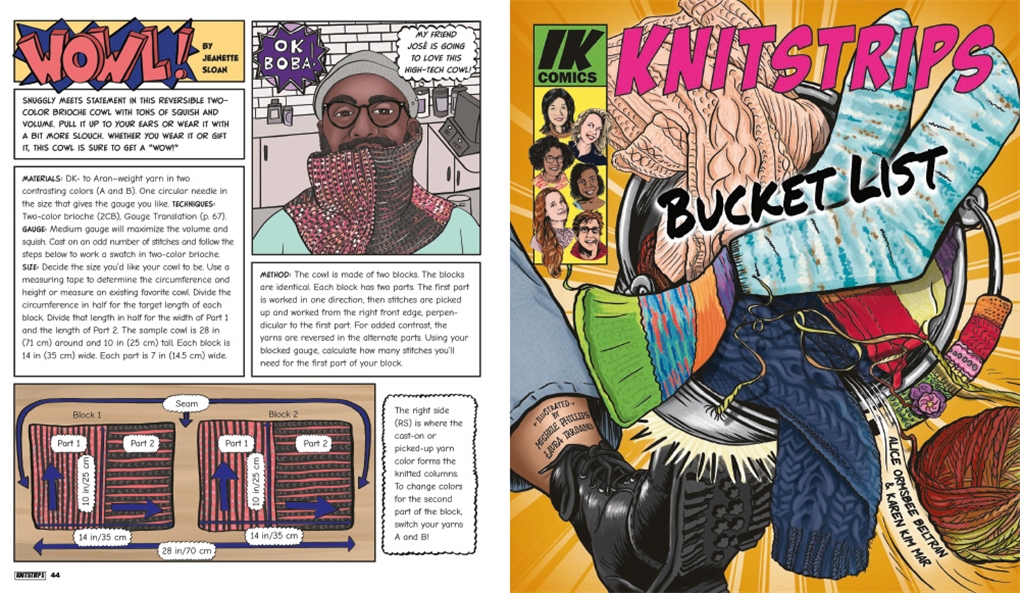 Knitstrips: The World's First Comic-Strip Knitting Book [Book]