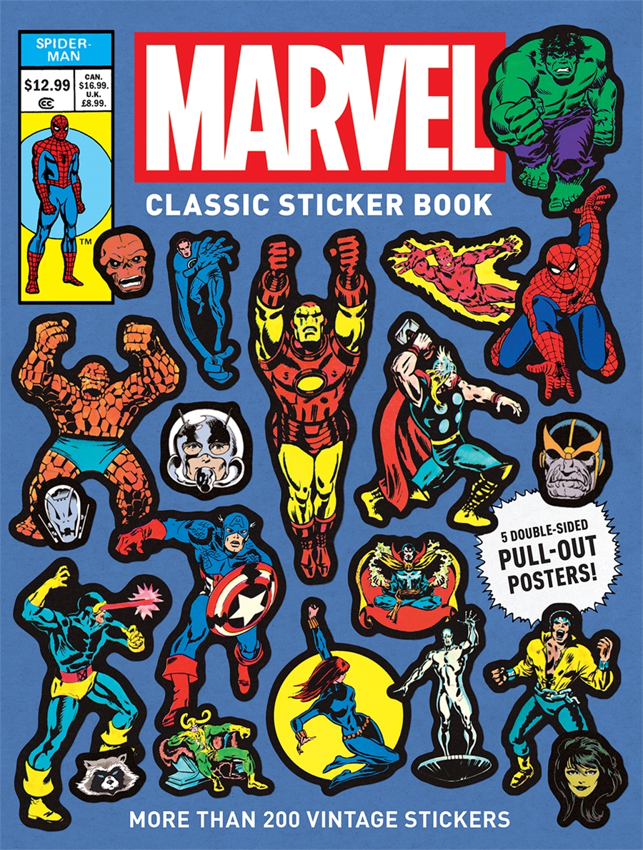Marvel Classic Sticker Book  Thames & Hudson Australia & New Zealand