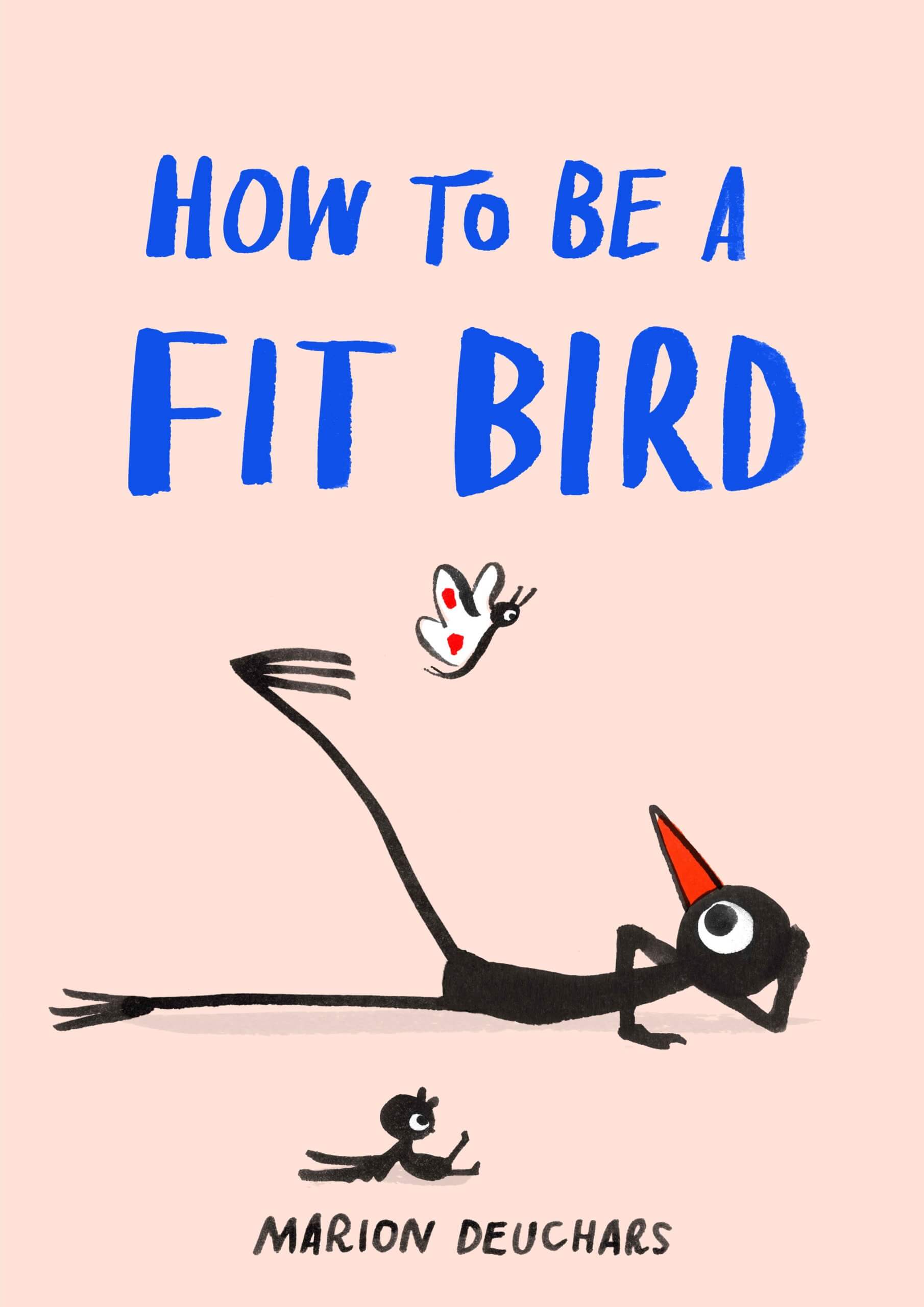 book cover feating stick figure bird