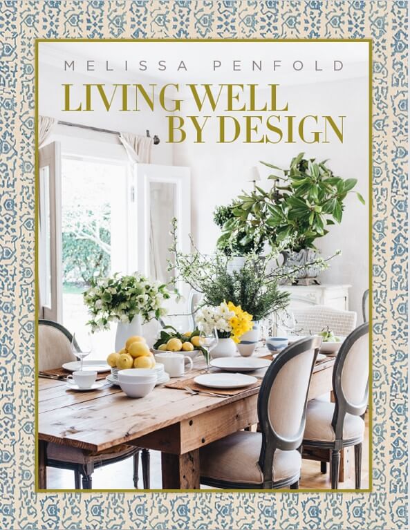 book cover featuring photo of dining room interior